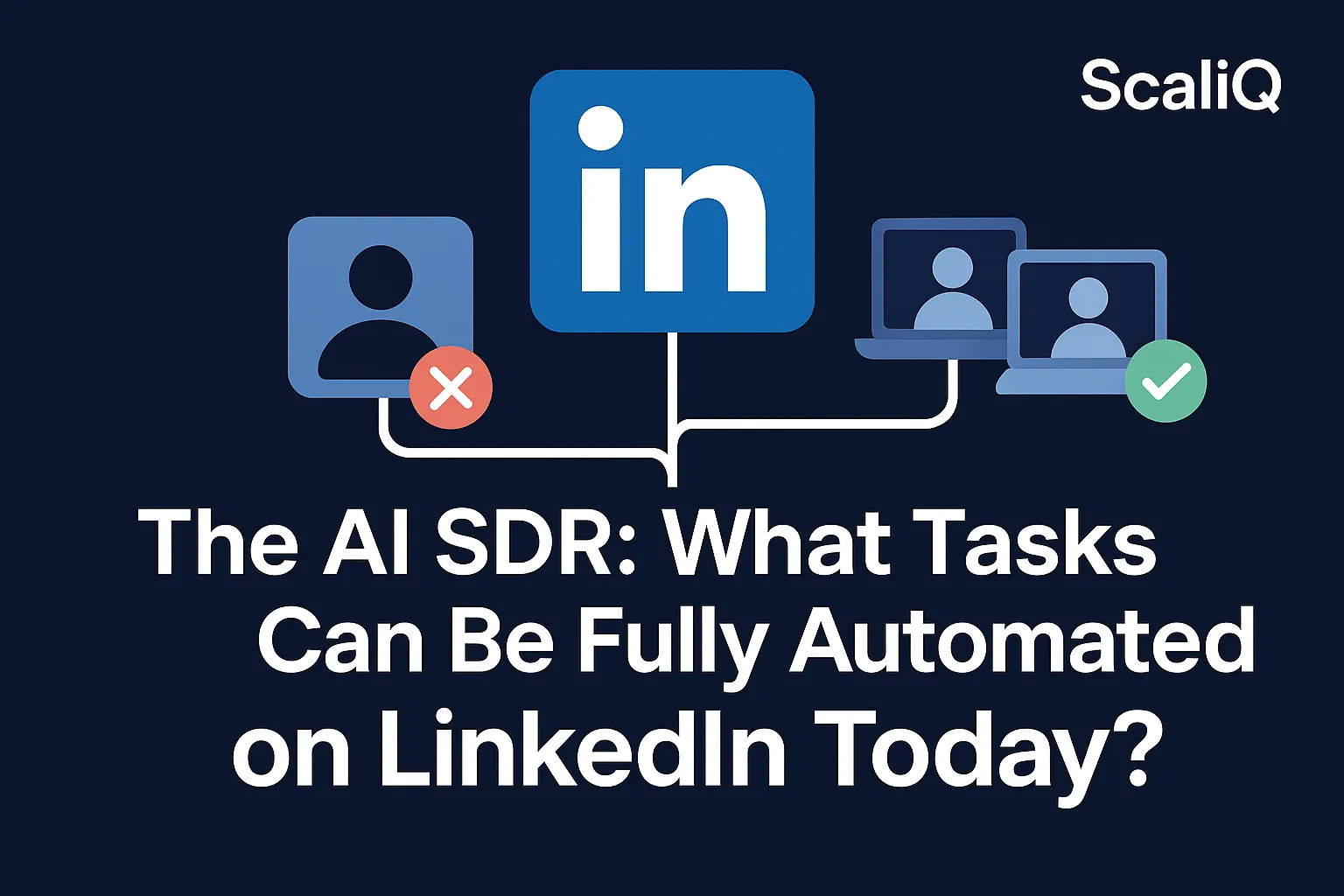 LinkedIn sales automation tools: what AI SDRs can automate today | ScaliQ